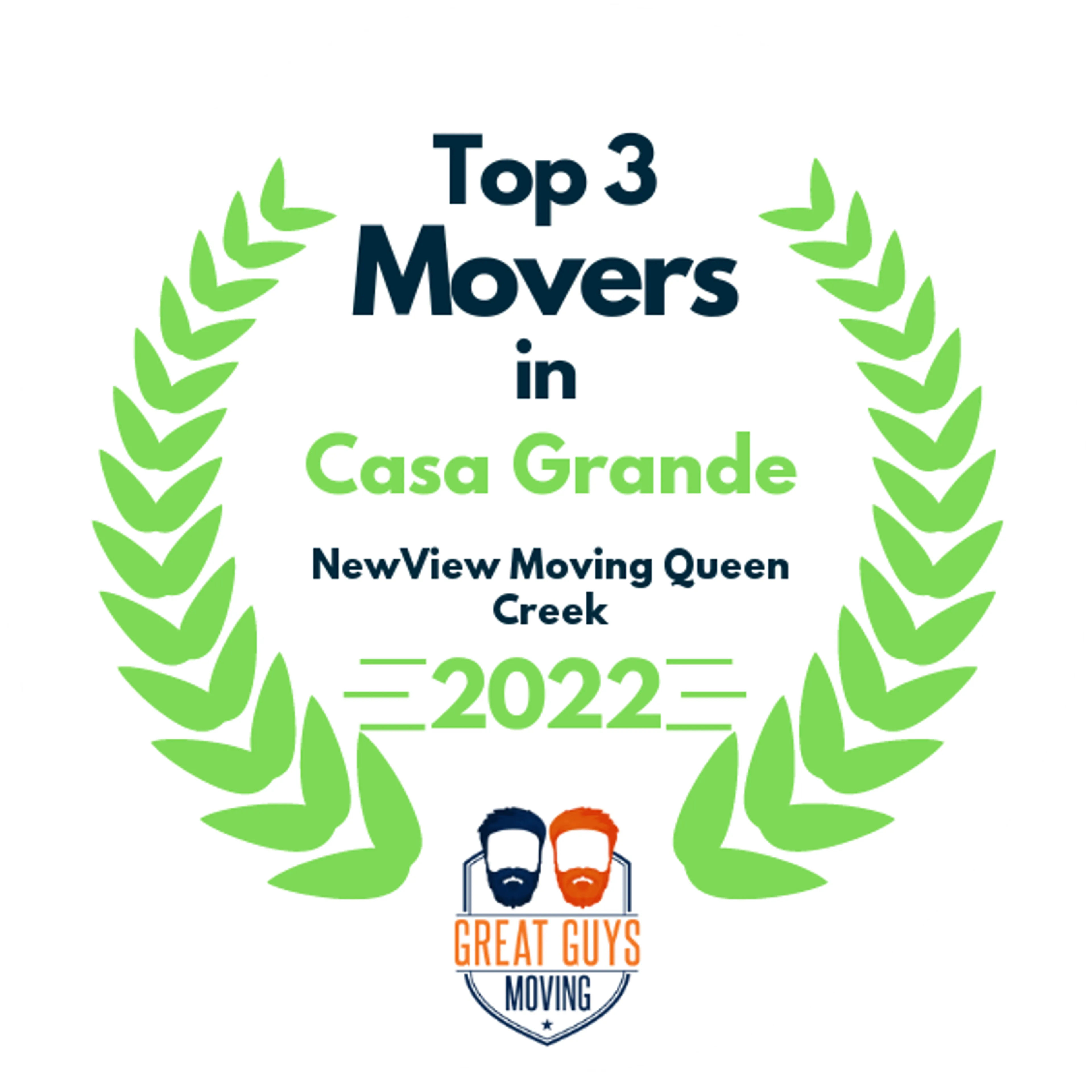 Top 3 Movers in Apache Junction, AZ 2022 award