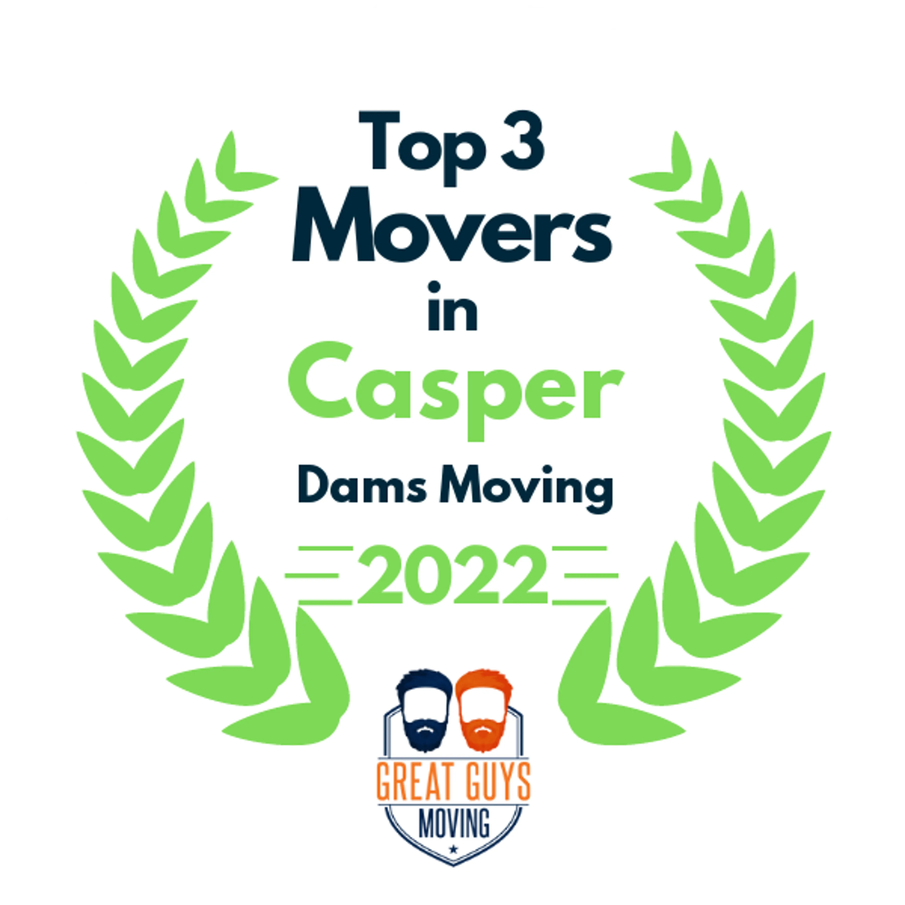 Top 3 Movers in Casper, WY 2022 award