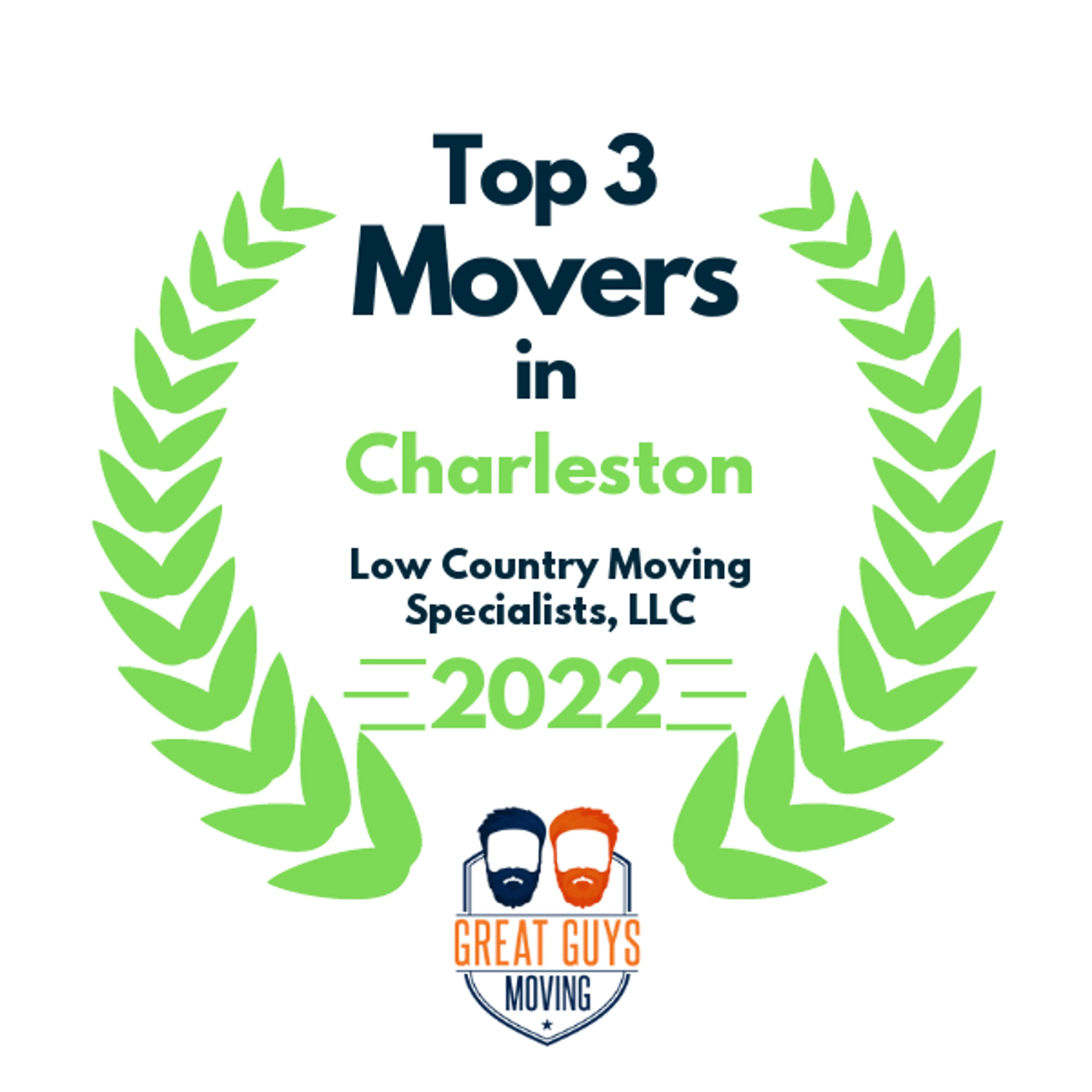 Top 3 Movers in Charleston, SC 2022 award