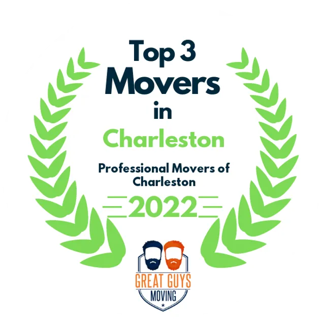 Top 3 Movers in Charleston, SC 2022 award