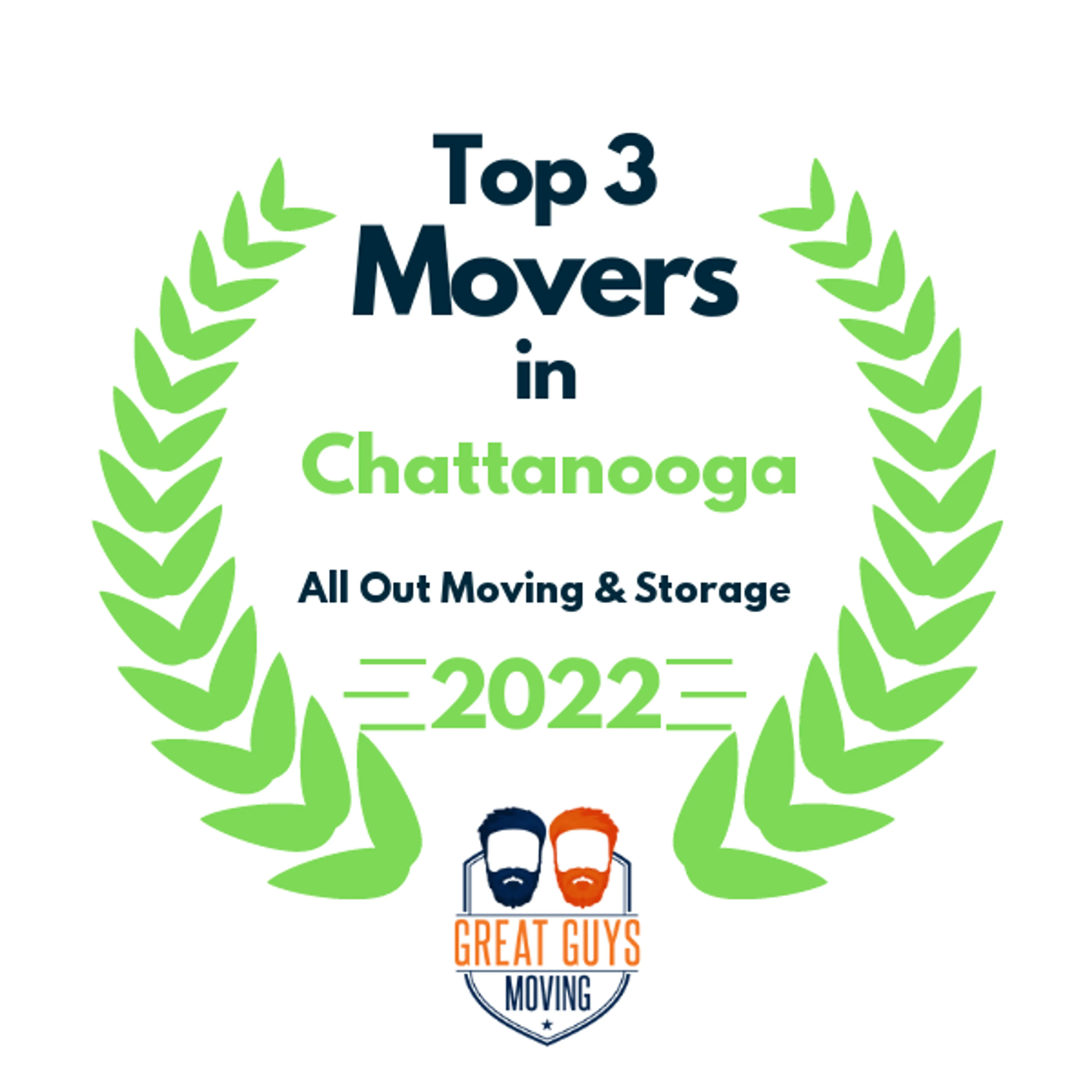 Top 3 Movers in Chattanooga, TN 2022 award