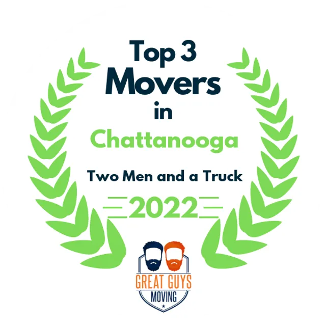 Top 3 Movers in Chattanooga, TN 2022 award