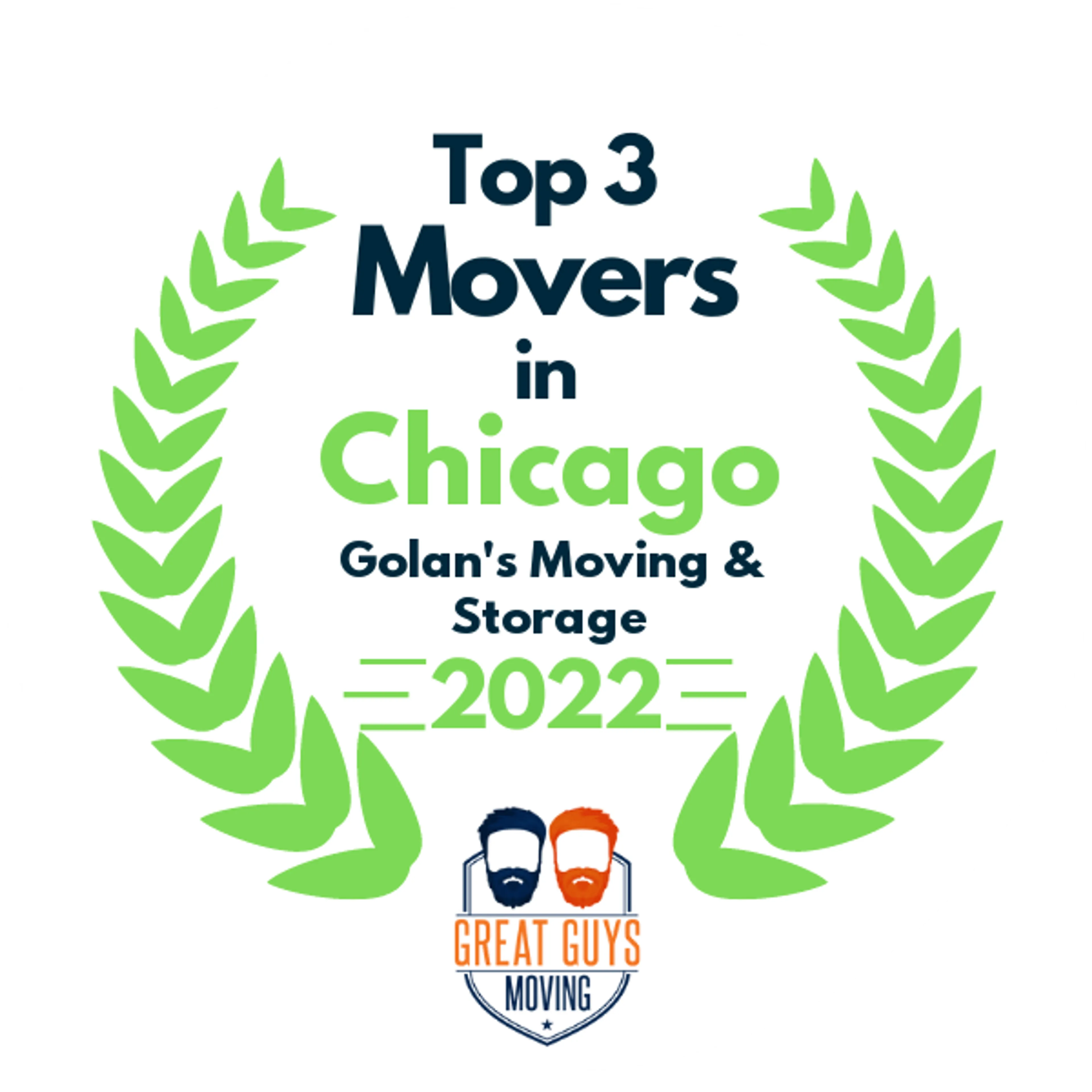 Top 3 Movers in Chicago, IL 2022 award