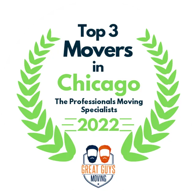 Top 3 Movers in Chicago, IL 2022 award