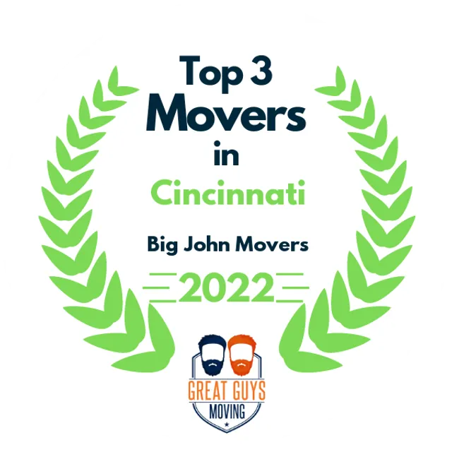 Top 3 Movers in Cincinnati, OH 2022 award