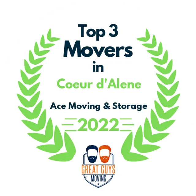 Top 3 Movers in Idaho Falls, ID 2022 award