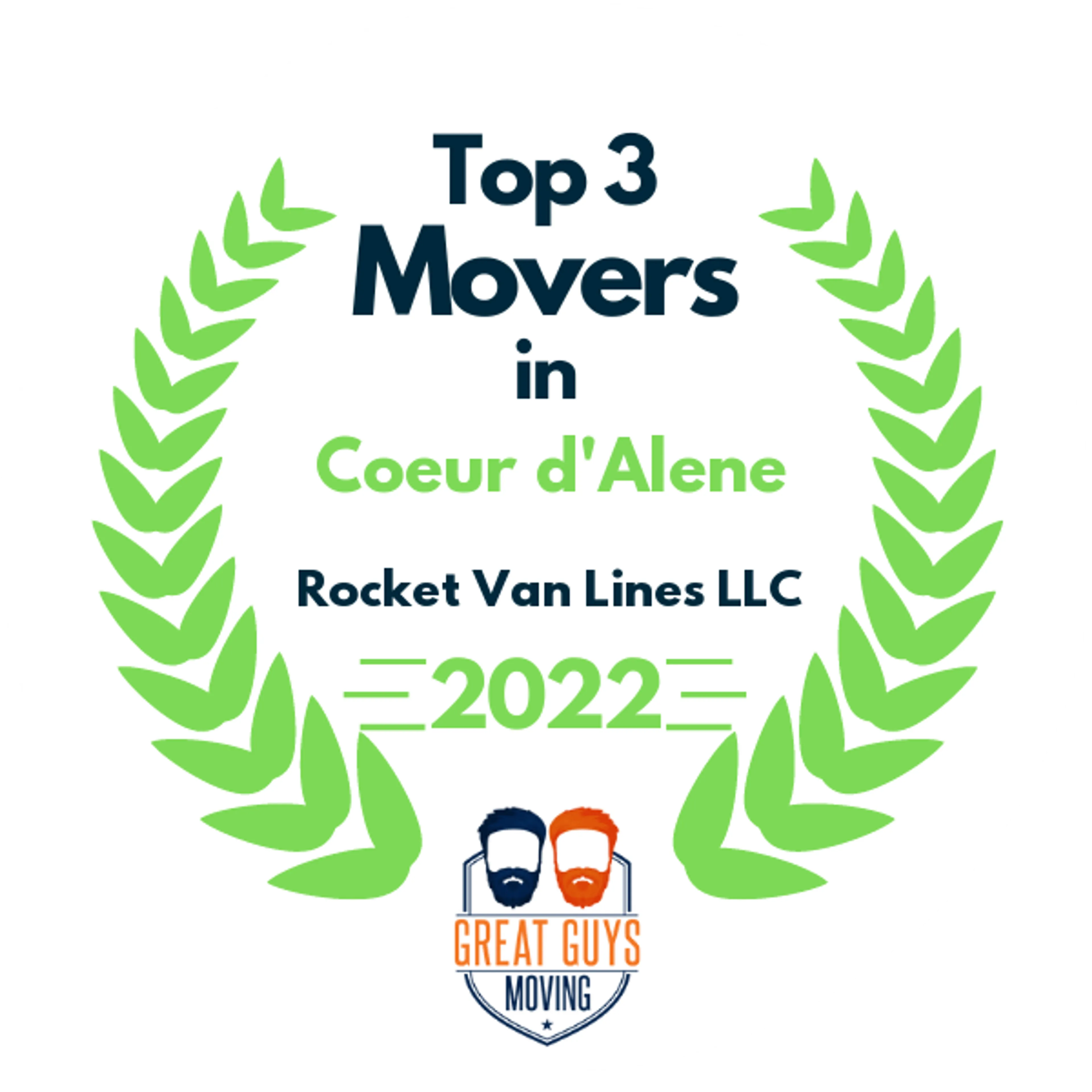 Top 3 Movers in Idaho Falls, ID 2022 award