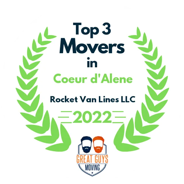 Top 3 Movers in Idaho Falls, ID 2022 award