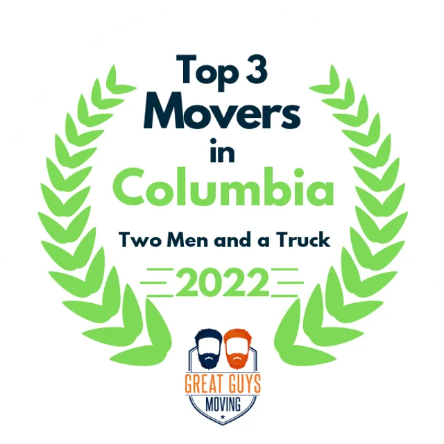 Top 3 Movers in Columbia, MO 2022 award