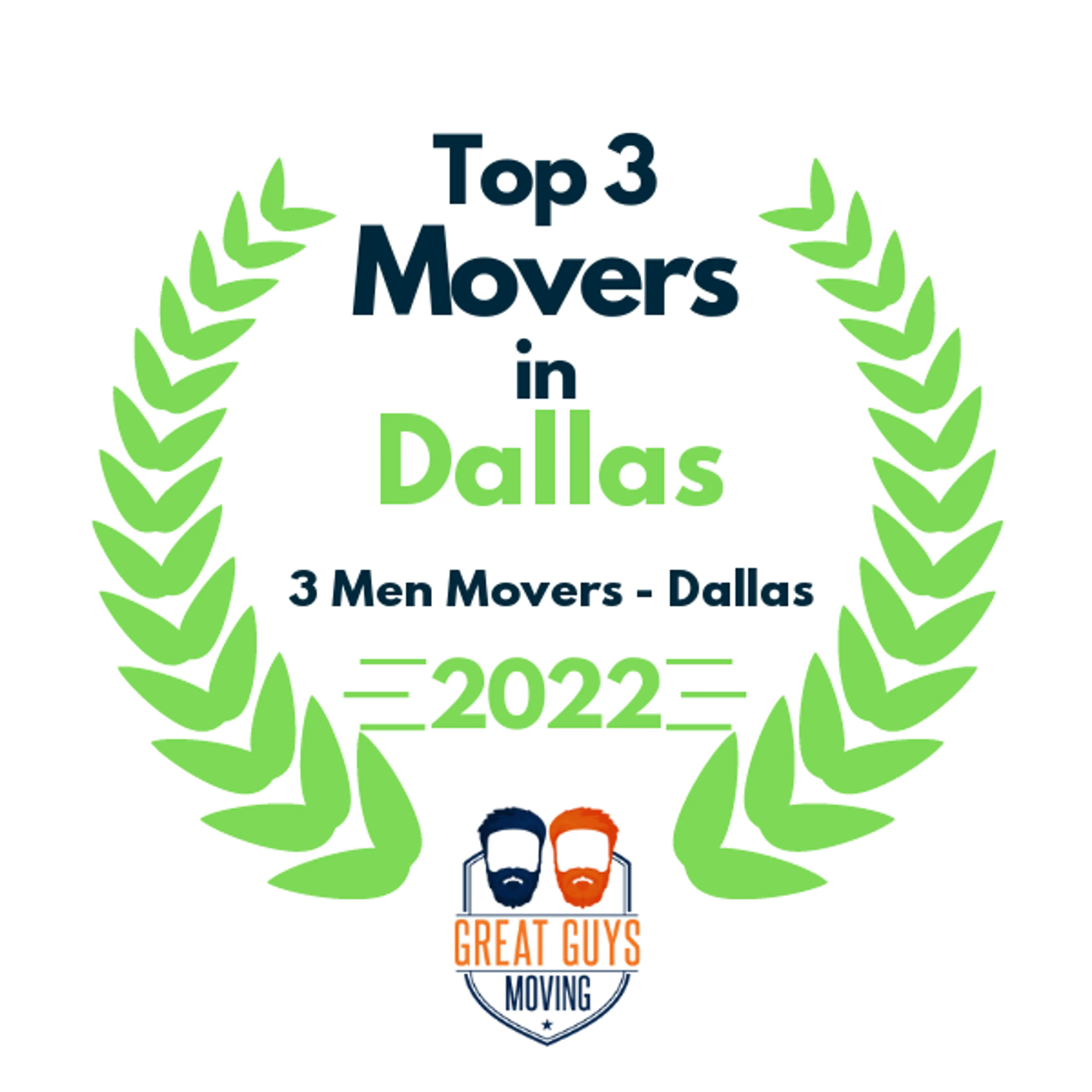 Top 3 Movers in Dallas, TX 2022 award