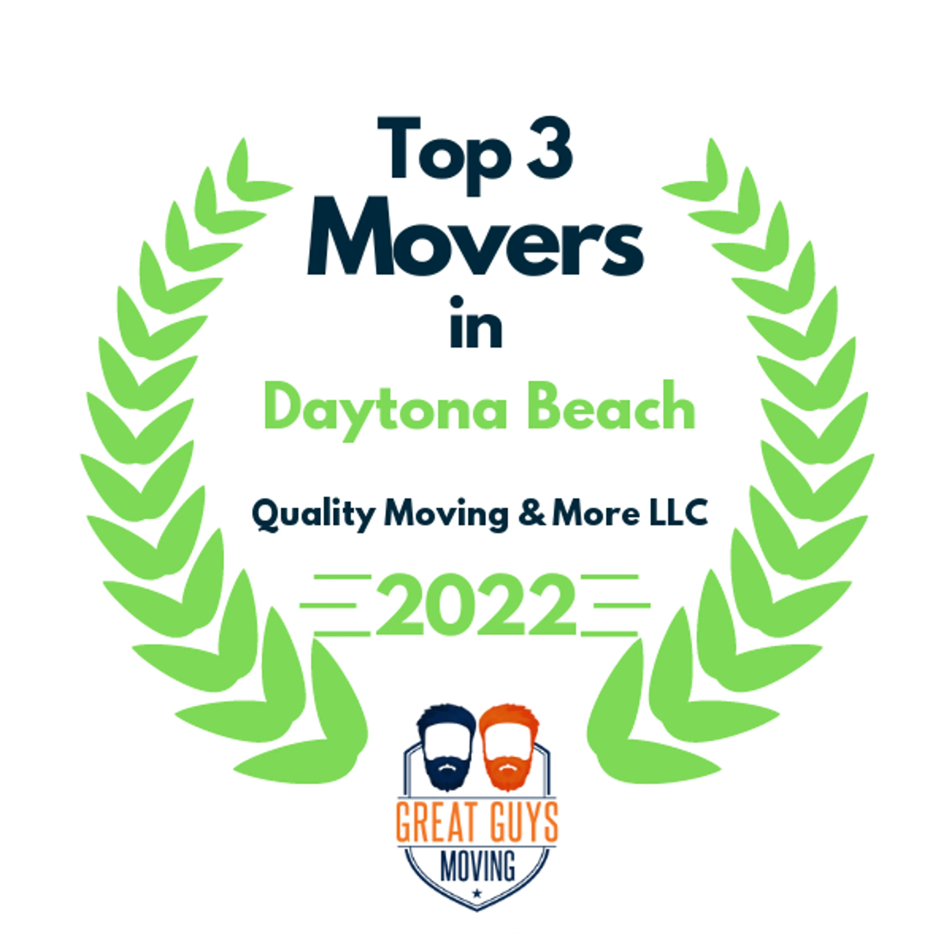Top 3 Movers in Deltona, FL 2022 award