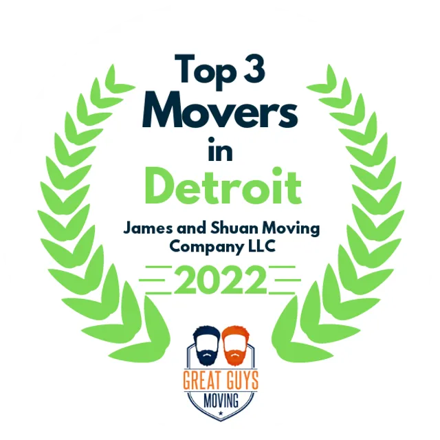 Top 3 Movers in Detroit, MI 2022 award