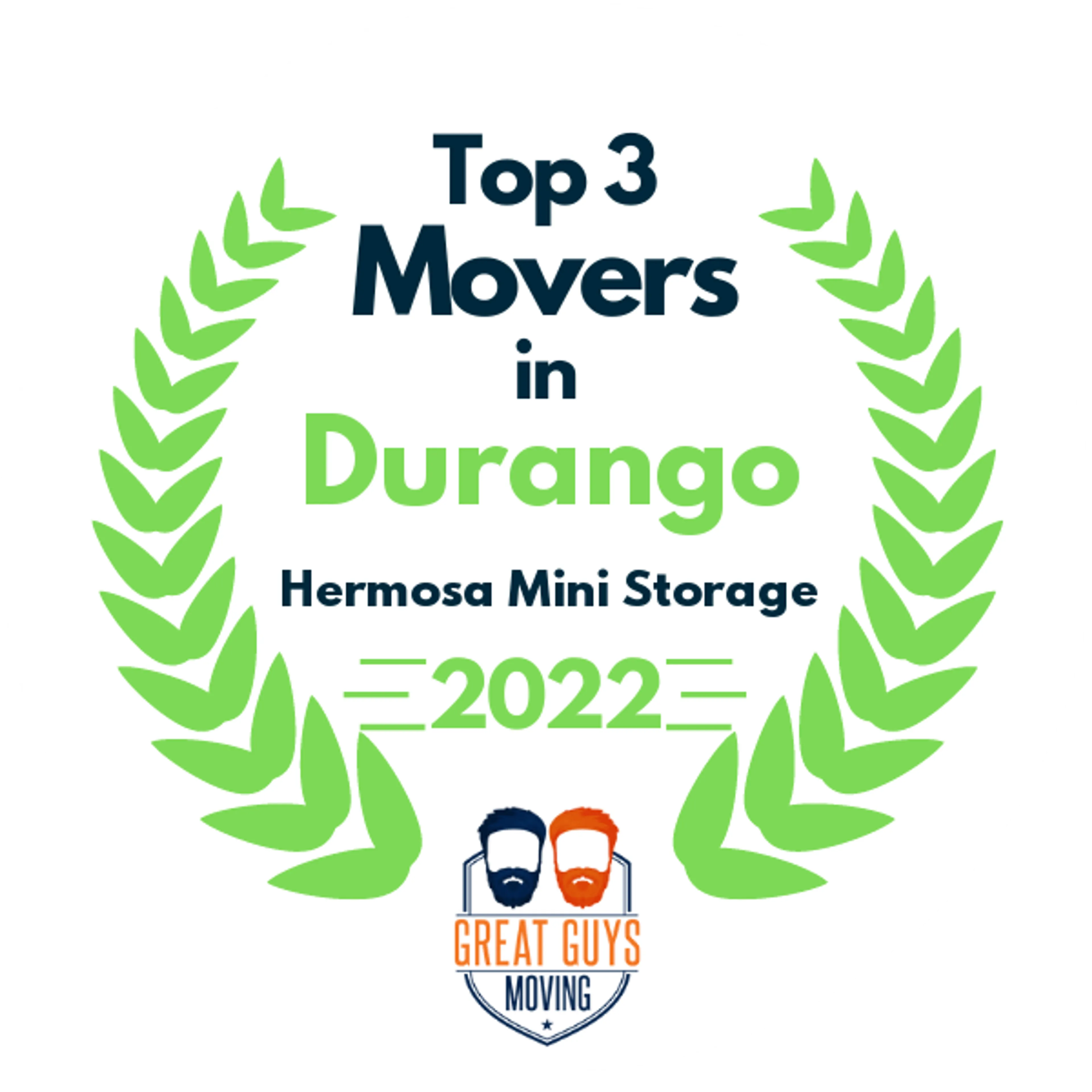 Top 3 Movers in Durango, CO 2022 award