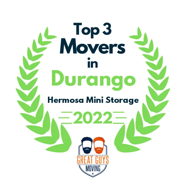 Top 3 Movers in Durango, CO 2022 award