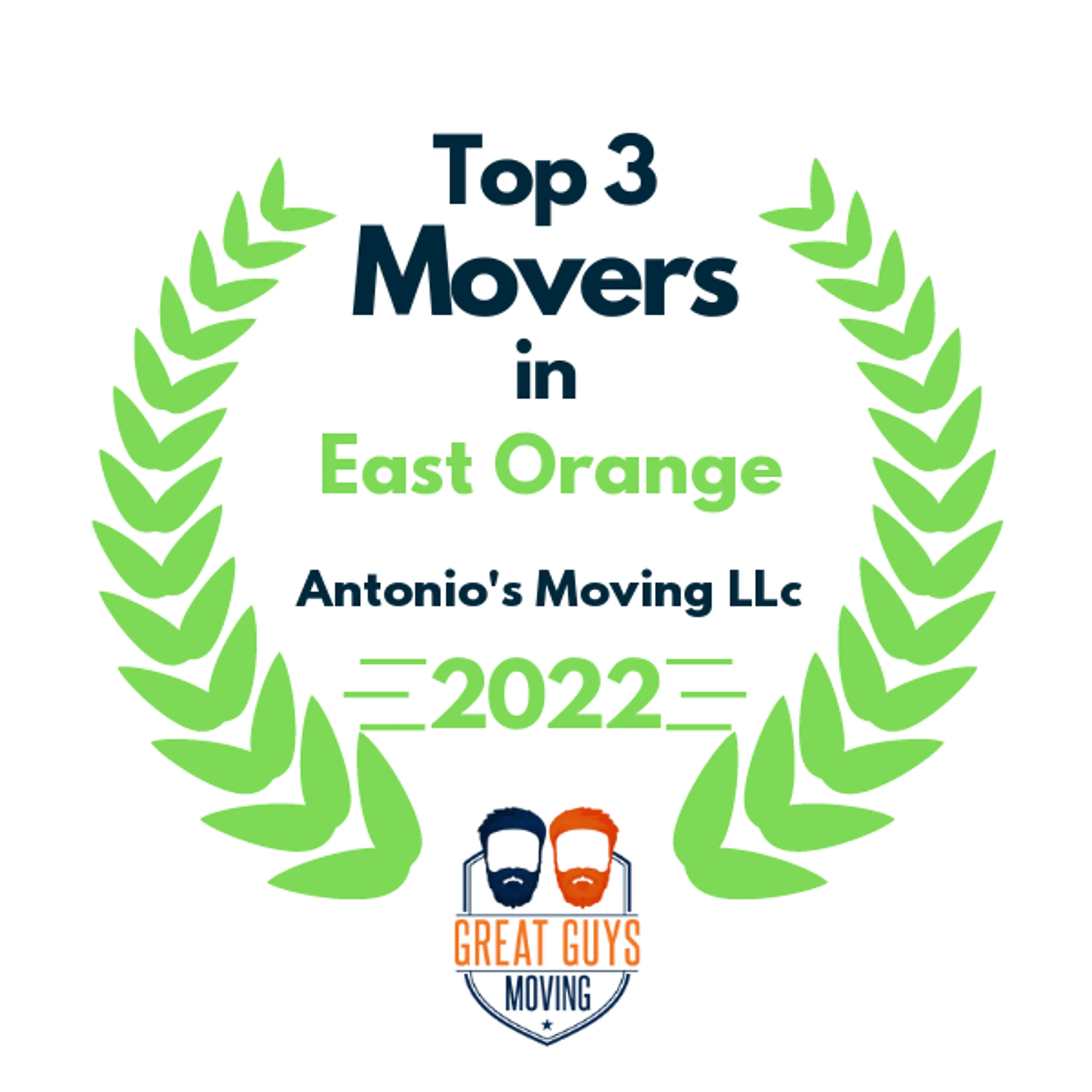 Top 3 Movers in Newark, NJ 2022 award
