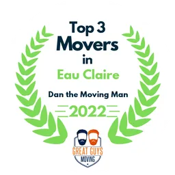 top 3 ranked movers in eau claire 2022 dan the moving man image