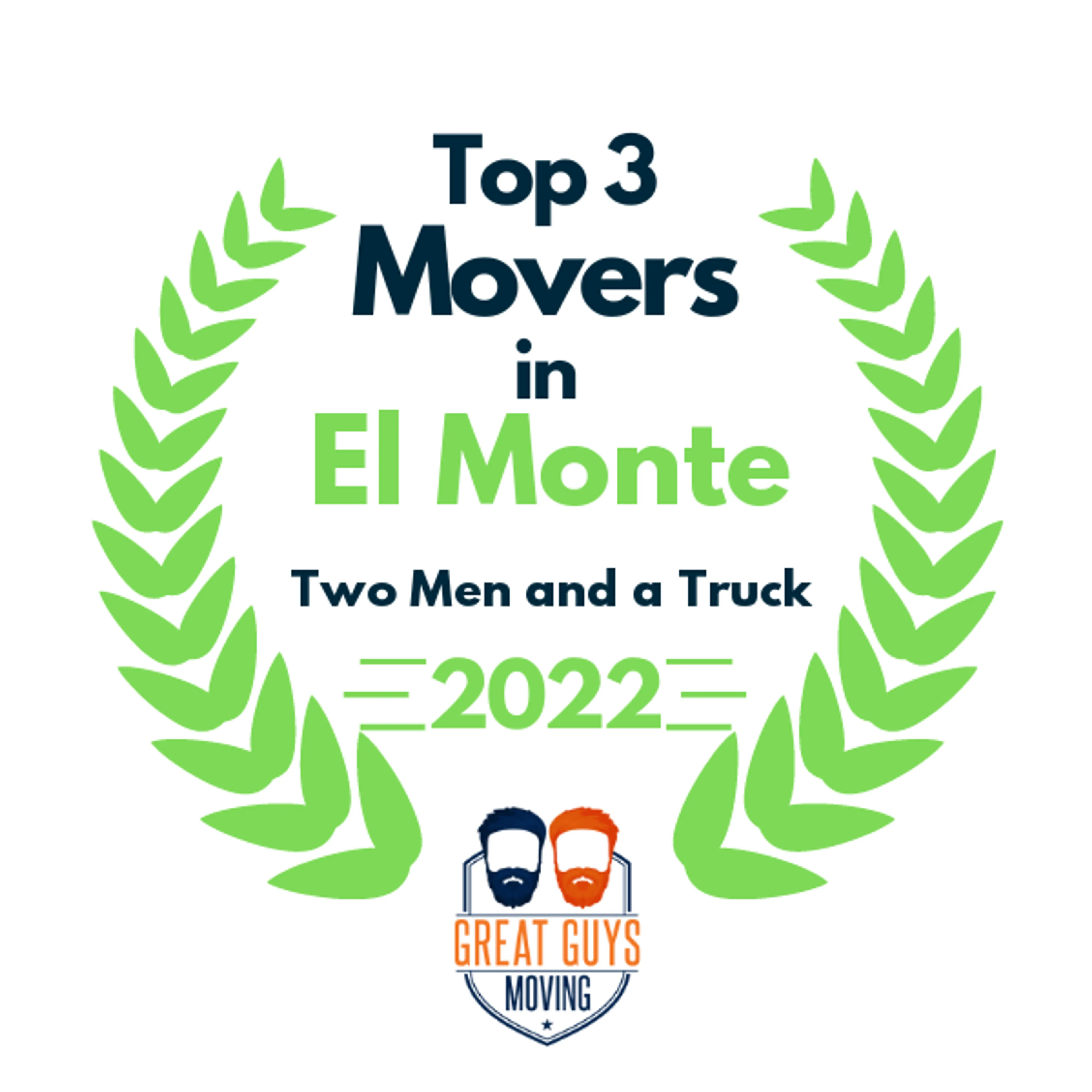 Top 3 Movers in Glendale, CA 2022 award