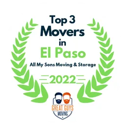 top 3 ranked movers in el paso 2022 all my sons moving storage image