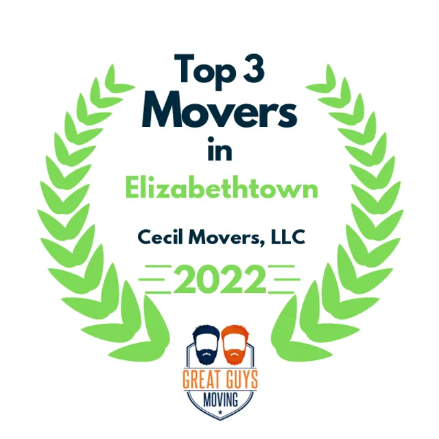 Top 3 Movers in Louisville, KY 2022 award