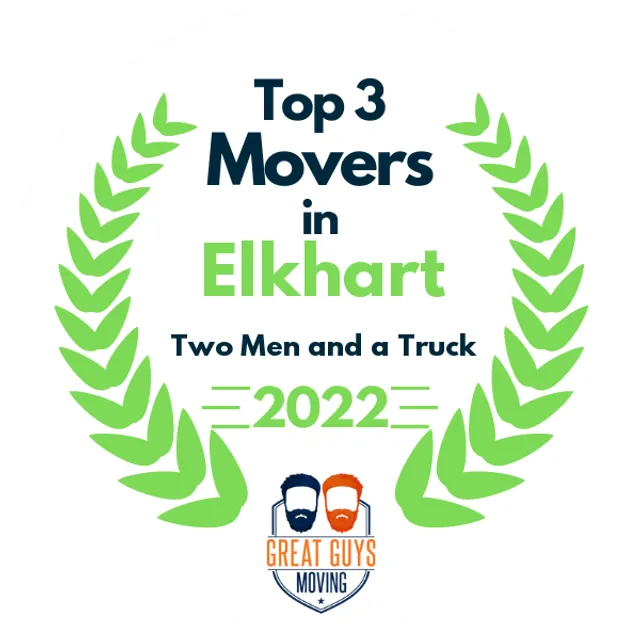 Top 3 Movers in Elkhart, IN 2022 award