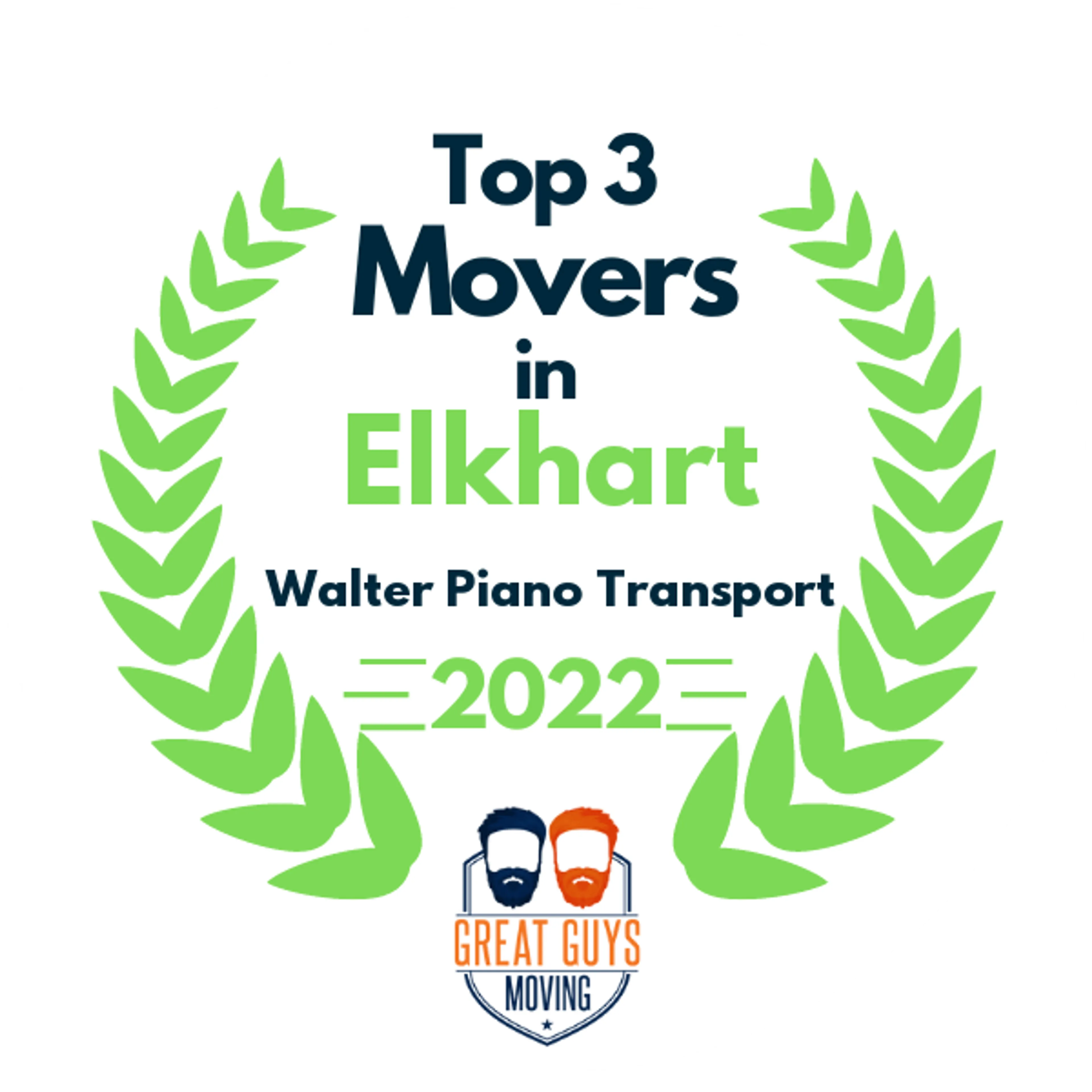Top 3 Movers in Elkhart, IN 2022 award