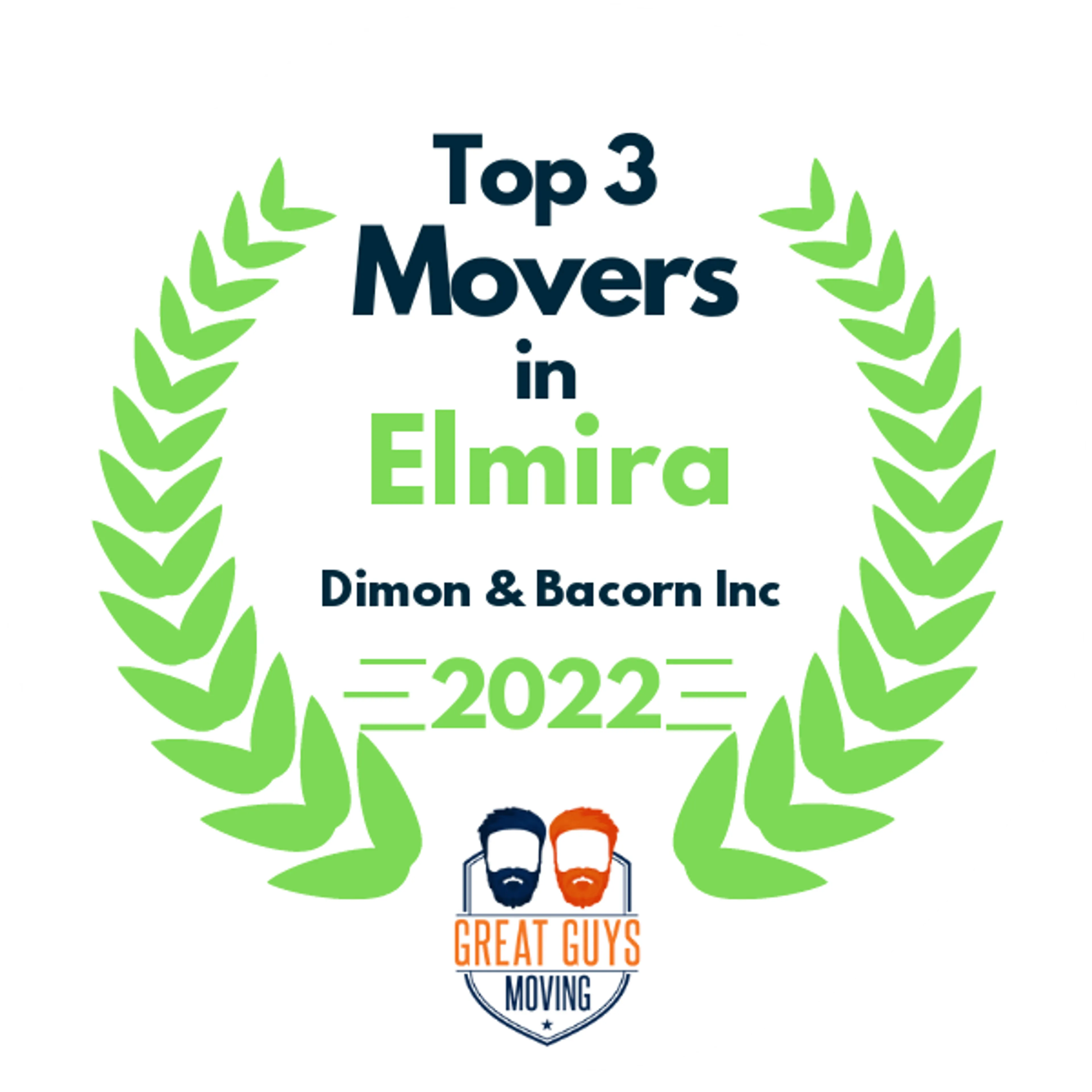 Top 3 Movers in Elmira, NY 2022 award