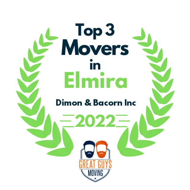 Top 3 Movers in Elmira, NY 2022 award