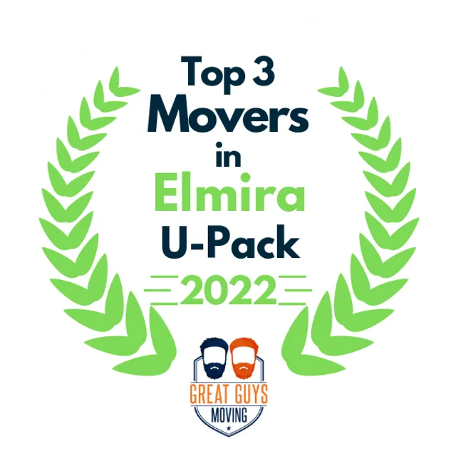 Top 3 Movers in Elmira, NY 2022 award