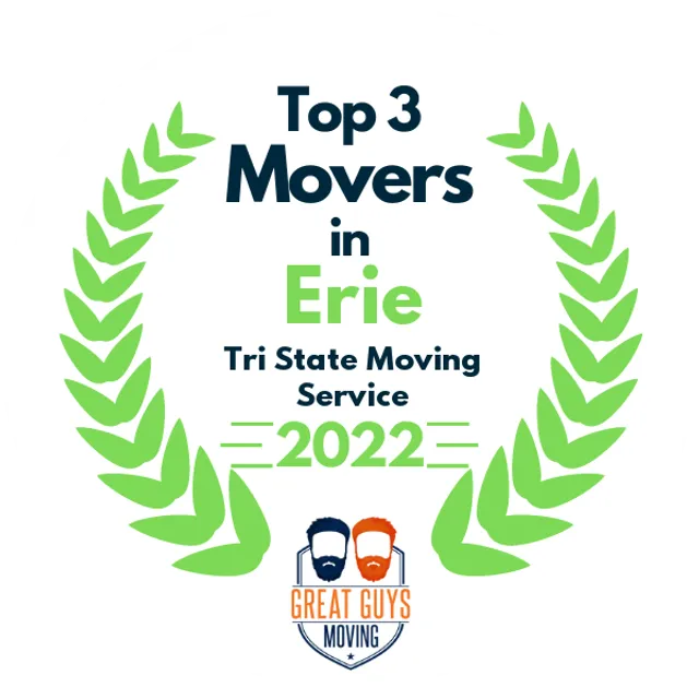 Top 3 Movers in Erie, PA 2022 award