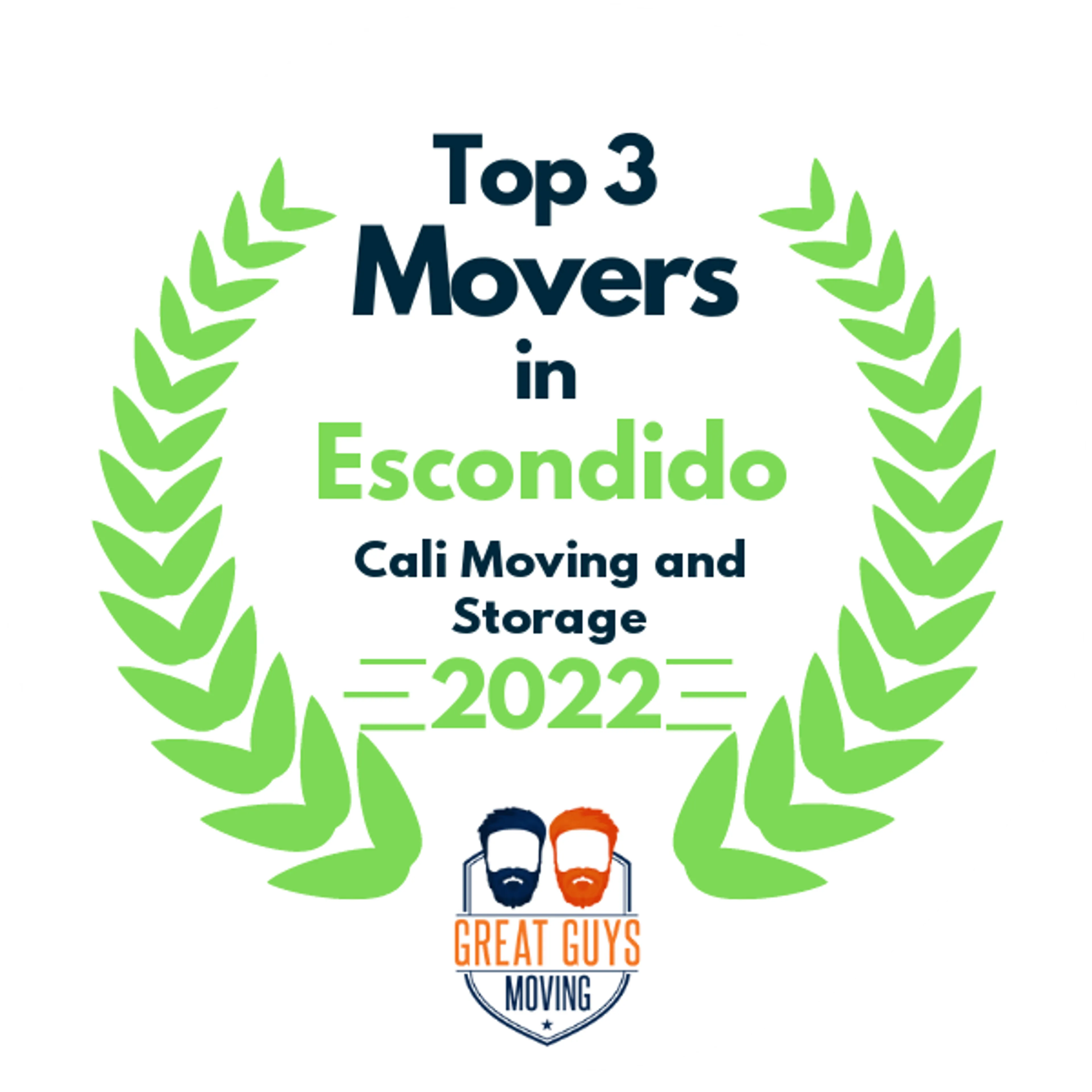 Top 3 Movers in San Diego, CA 2022 award