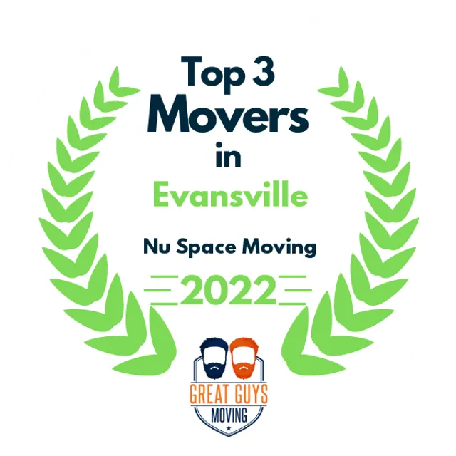 Top 3 Movers in Evansville, IN 2022 award