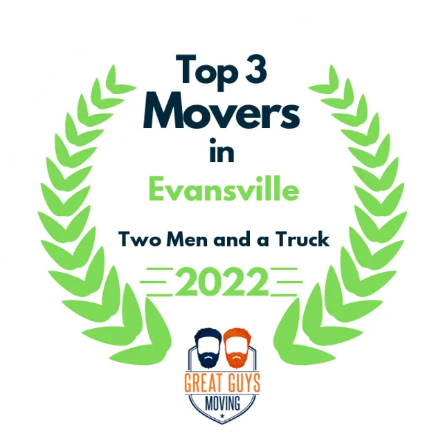 Top 3 Movers in Evansville, IN 2022 award