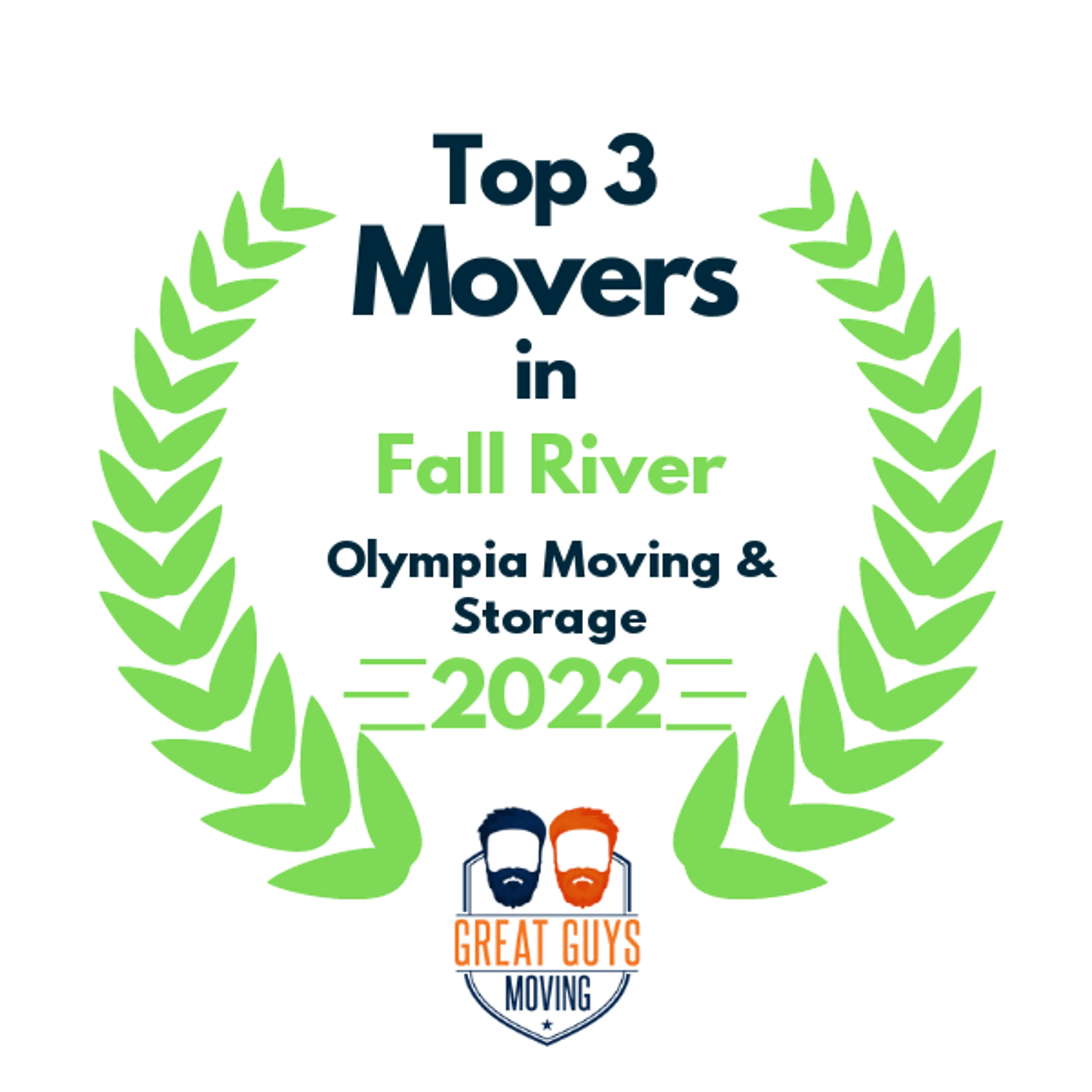 Top 3 Movers in Fall River, MA 2022 award