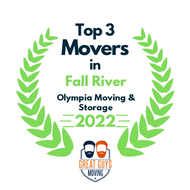 Top 3 Movers in Fall River, MA 2022 award