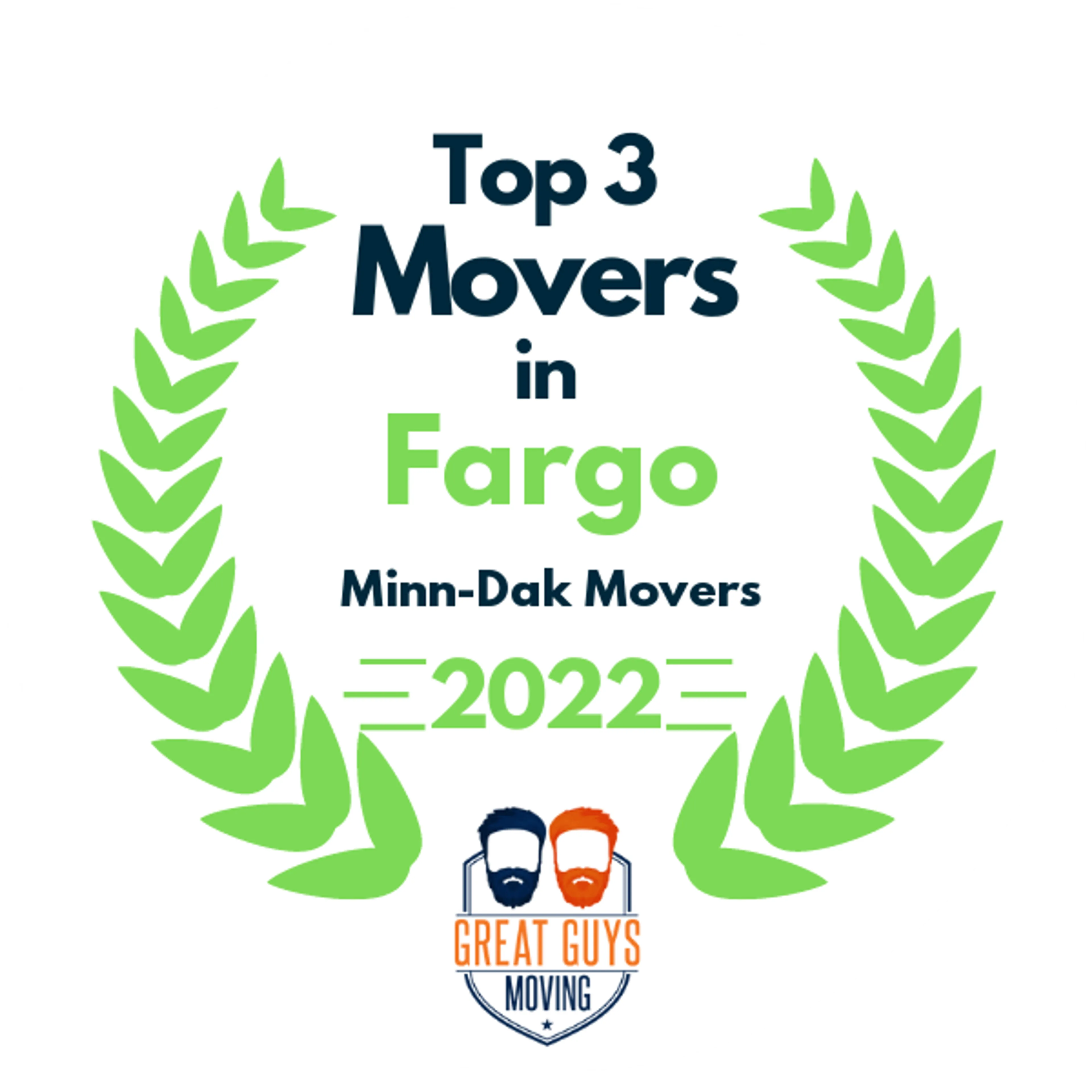 Top 3 Movers in Fargo, ND 2022 award