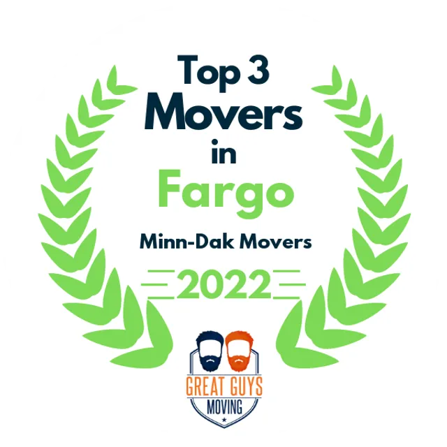 Top 3 Movers in Fargo, ND 2022 award