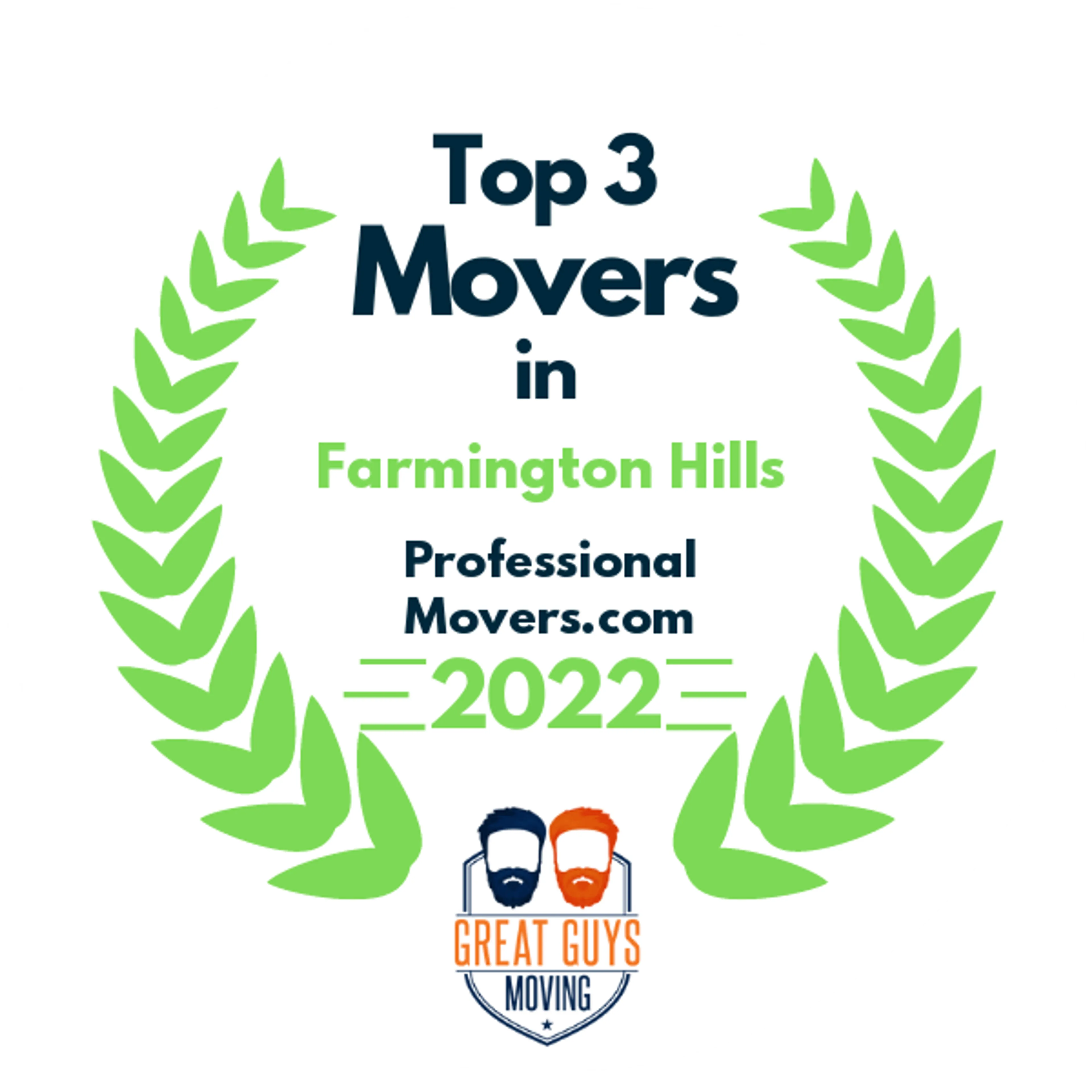 Top 3 Movers in Detroit, MI 2022 award