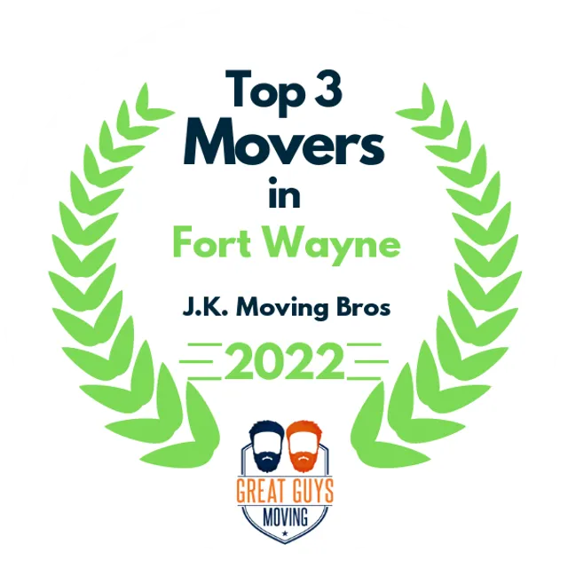 Top 3 Movers in Fort Wayne, IN 2022 award