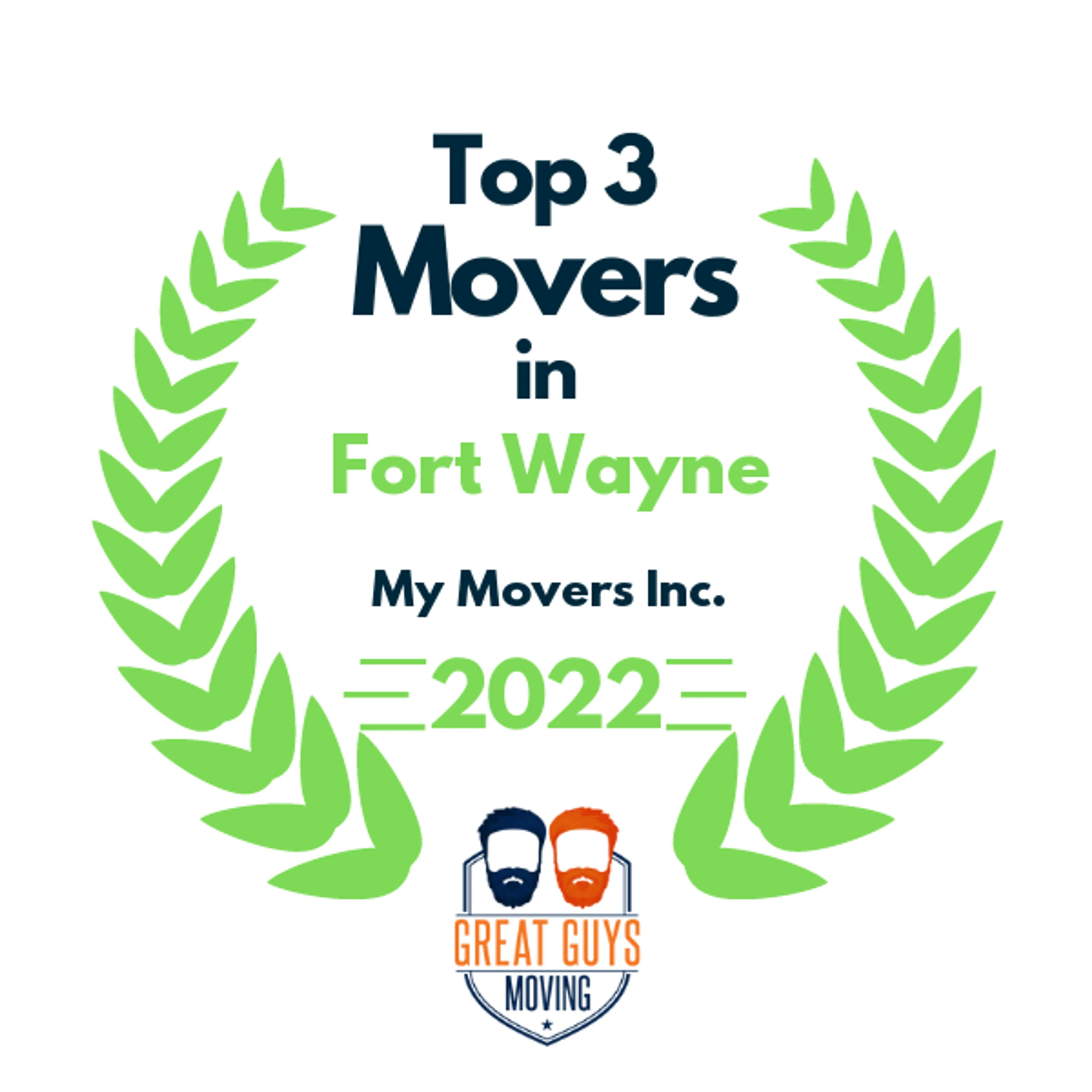 Top 3 Movers in Fort Wayne, IN 2022 award