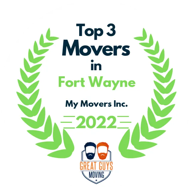 Top 3 Movers in Fort Wayne, IN 2022 award