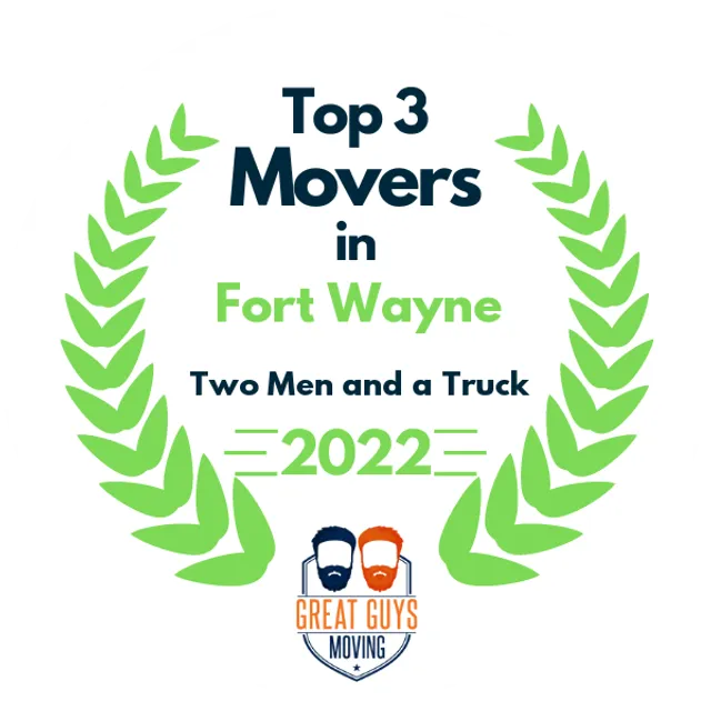 Top 3 Movers in Fort Wayne, IN 2022 award