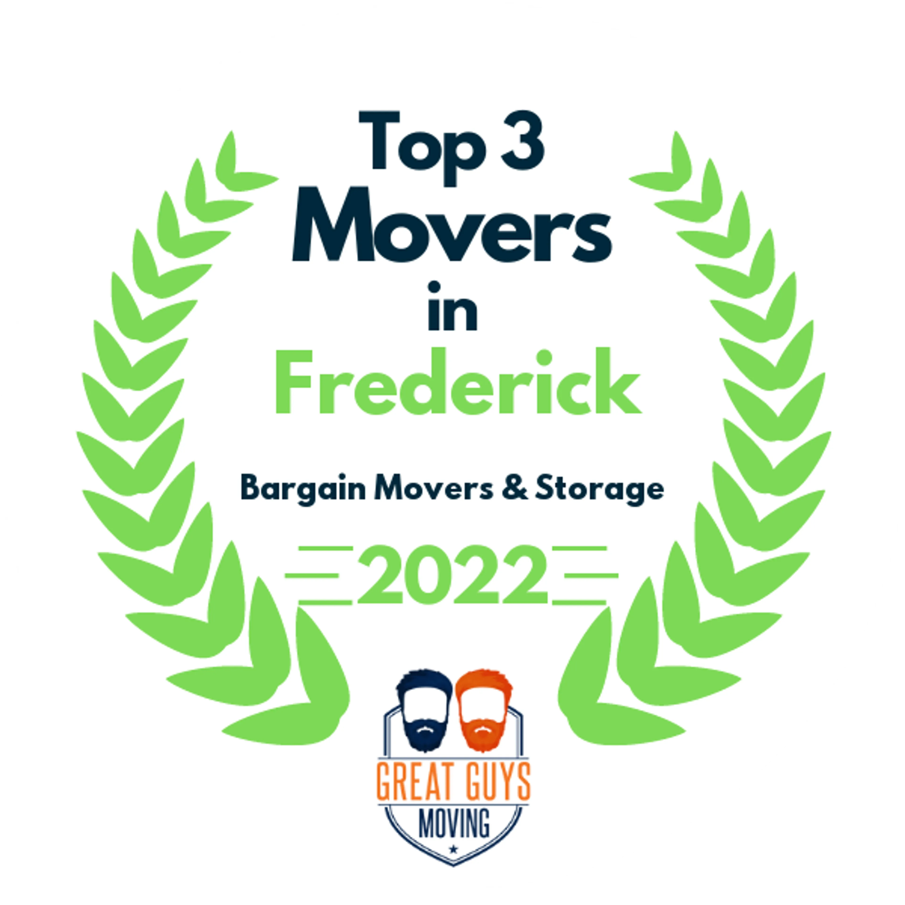 Top 3 Movers in Washington DC, DC 2022 award