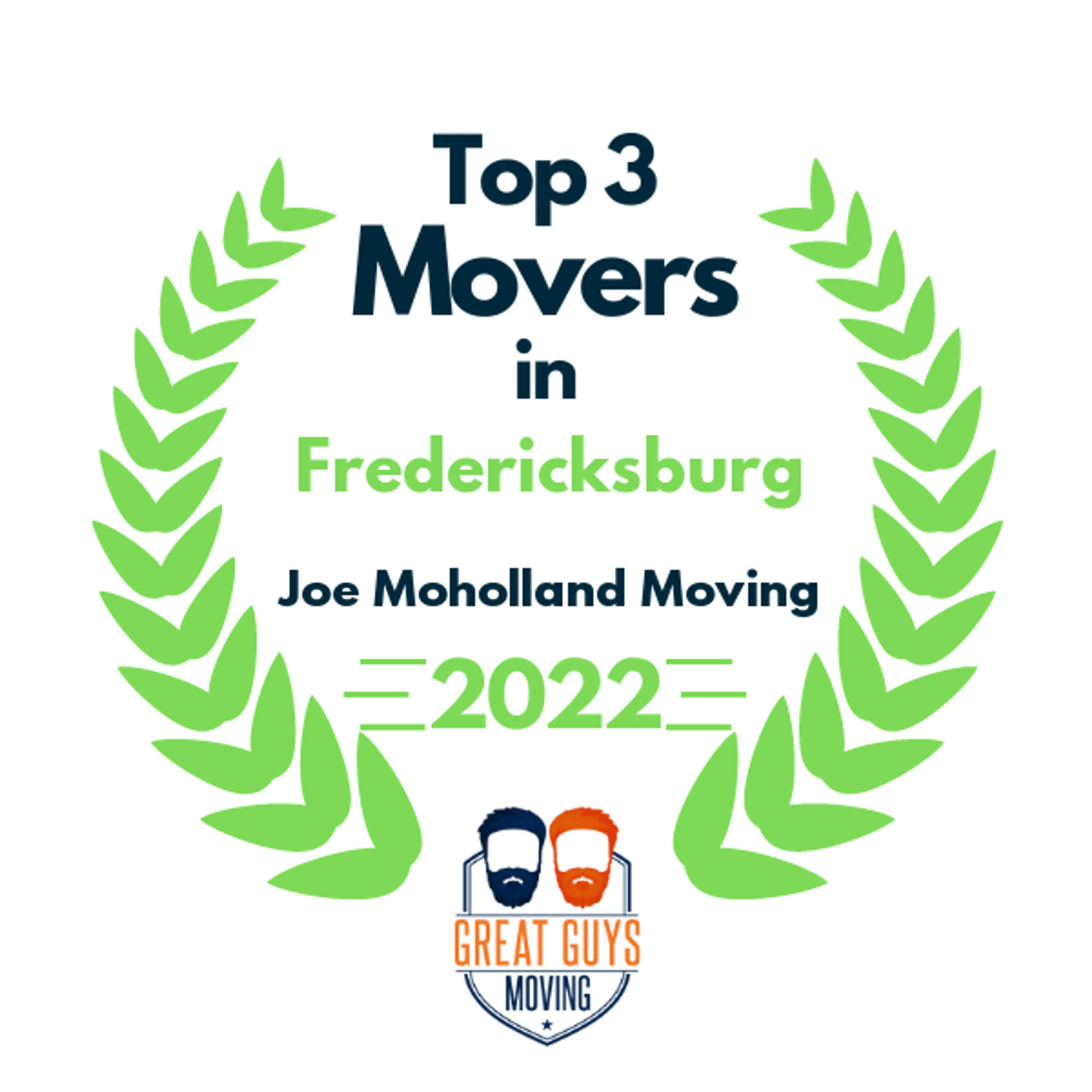 Top 3 Movers in Manassas, VA 2022 award