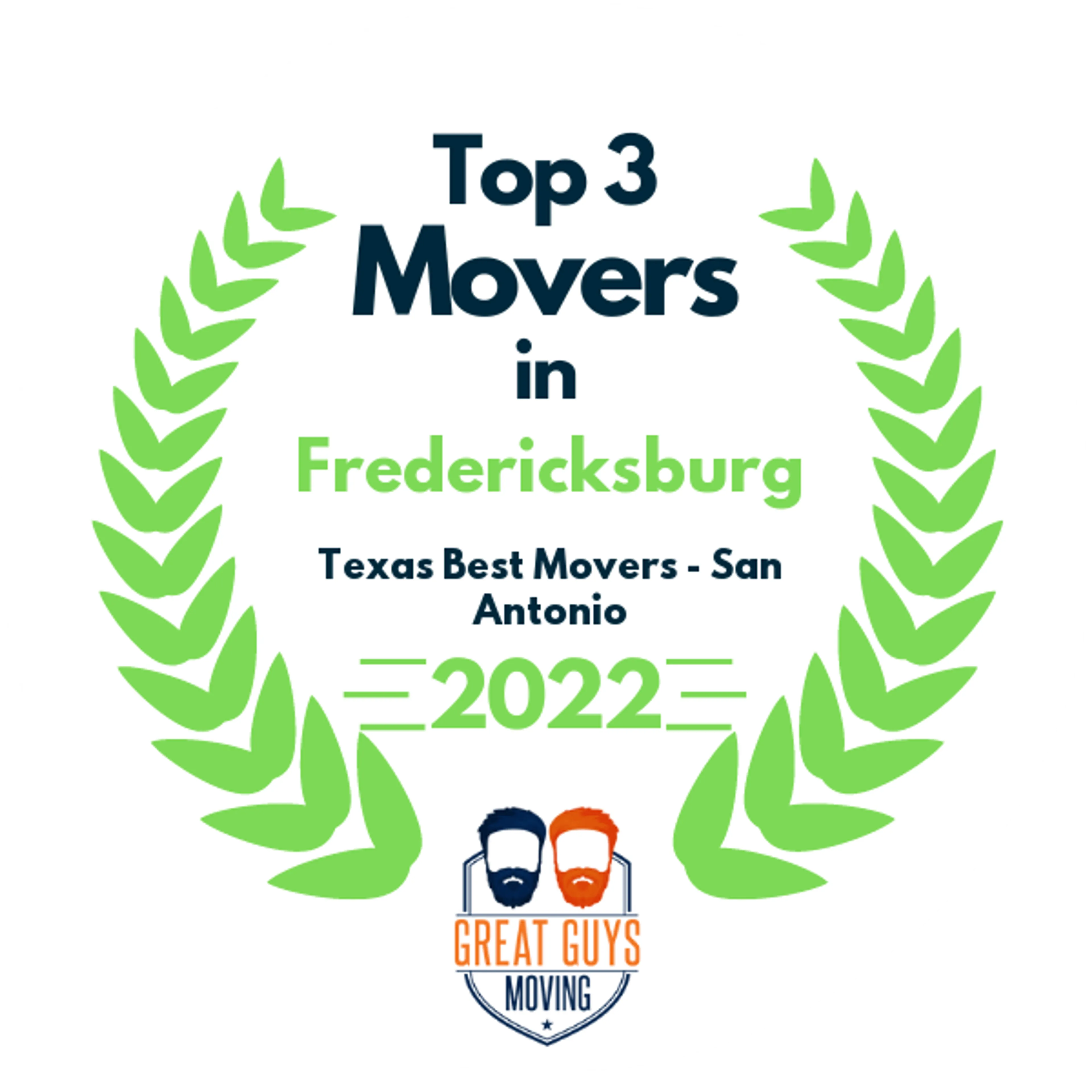 Top 3 Movers in San Antonio, TX 2022 award