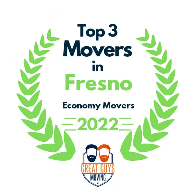 Top 3 Movers in Fresno, CA 2022 award