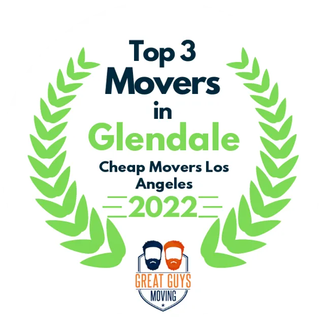 Top 3 Movers in Los Angeles, CA 2022 award