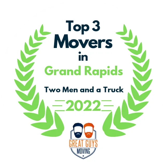 Top 3 Movers in Grand Rapids, MI 2022 award