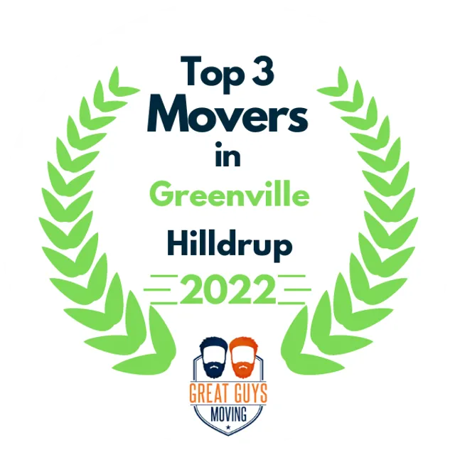 Top 3 Movers in Greenville, SC 2022 award