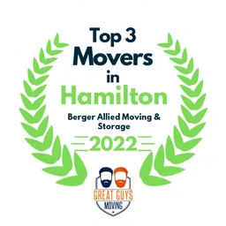 top 3 ranked movers in hamilton 2022 berger allied moving storage image