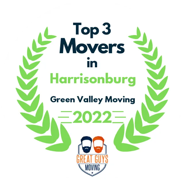 Top 3 Movers in Lynchburg, VA 2022 award